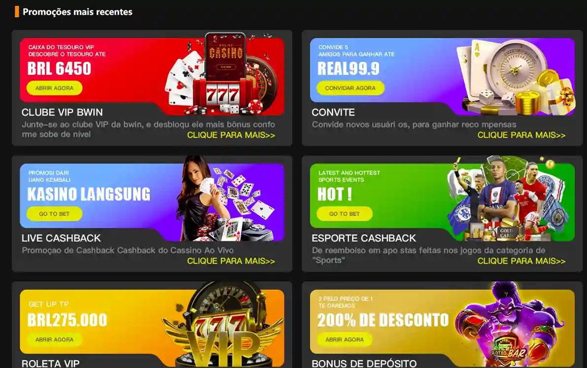 promoções casinos